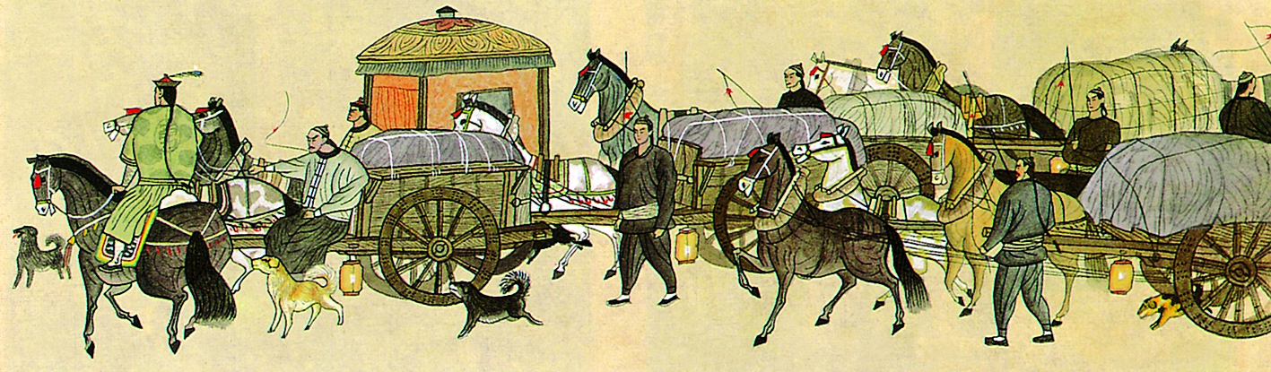 晋商队伍图 晋商队伍图