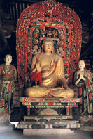 释迦牟尼及二弟子像
