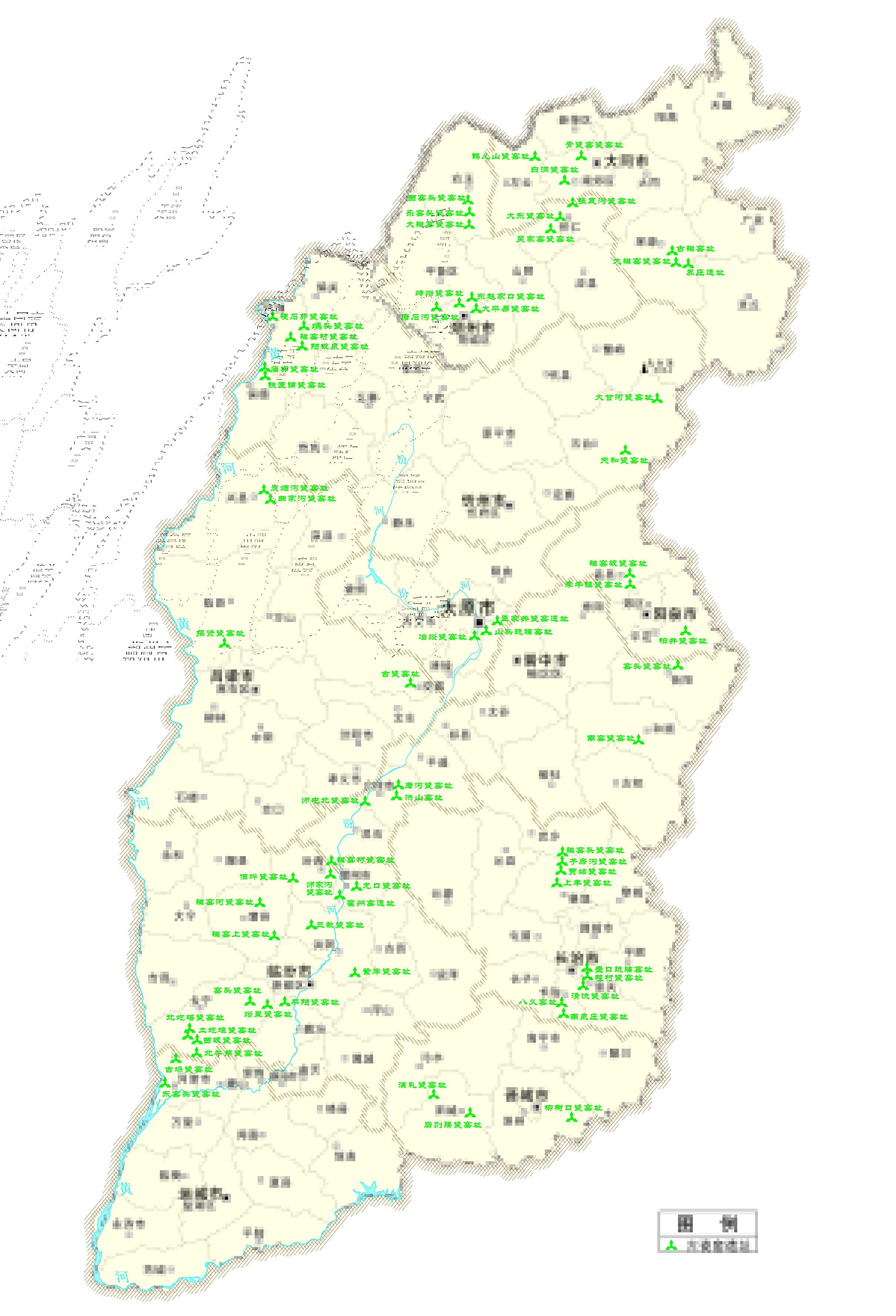 1.4.18古瓷窑遗址-《山西文化资源地图》审图号-晋S(2010)004号